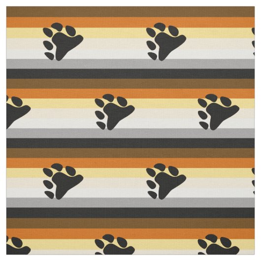 Beer Pride Flag met Paw Stof (Swatch)
