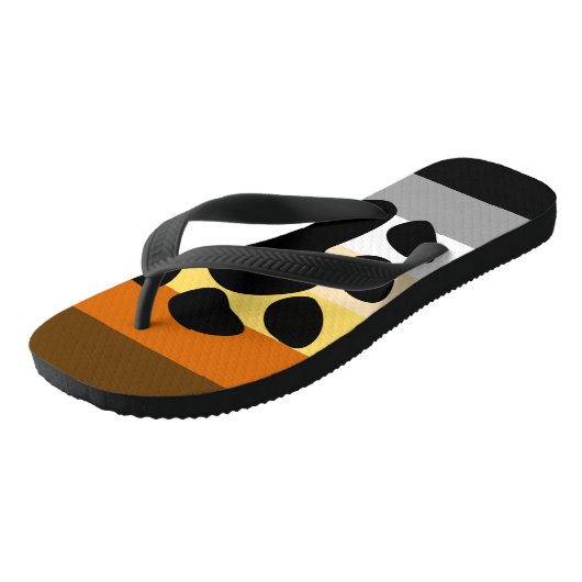 Beer Pride Flag met Paw Teenslippers (Schuin)