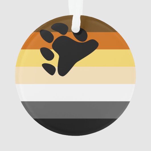 Beer Pride Flag Ornament (achterkant)