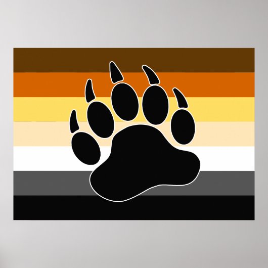Beer Pride Flag Poster (Voorkant)