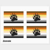 Beer Pride Flag Rechthoekige Sticker (Vel)