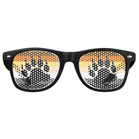 Beer Pride Flag Retro Zonnebril (Voorkant)