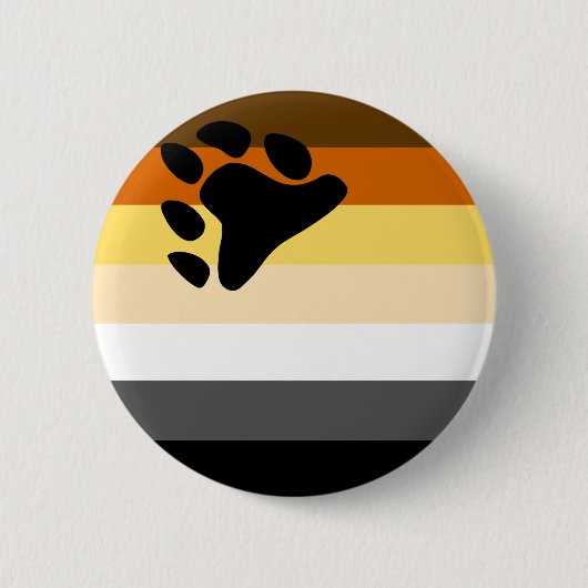 Beer Pride Flag Ronde Button 5,7 Cm (Voorkant)