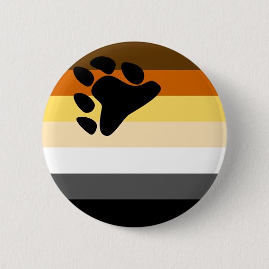 Beer Pride Flag Ronde Button 5,7 Cm (Voorkant)