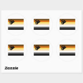 Beer Pride Flag Ronde Sticker (Vel)