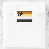 Beer Pride Flag Ronde Sticker (Tas)
