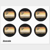  beer Pride Flag Ronde Sticker (Vel)