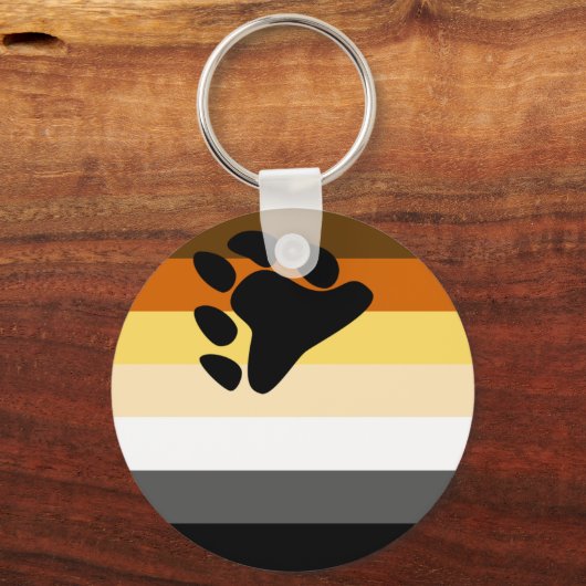 Beer Pride Flag Sleutelhanger (Voorkant)