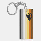 Beer Pride Flag Sleutelhanger (Voorkant Links)