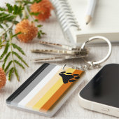 Beer Pride Flag Sleutelhanger (Voorkant Rechts)