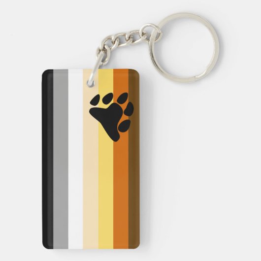 Beer Pride Flag Sleutelhanger (achterkant)