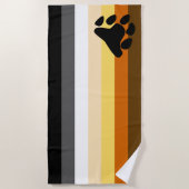 Beer Pride Flag Strandlaken (Voorkant)