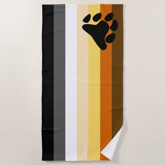 Beer Pride Flag Strandlaken (Voorkant)