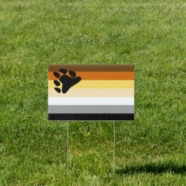 Beer Pride Flag Tuinbord