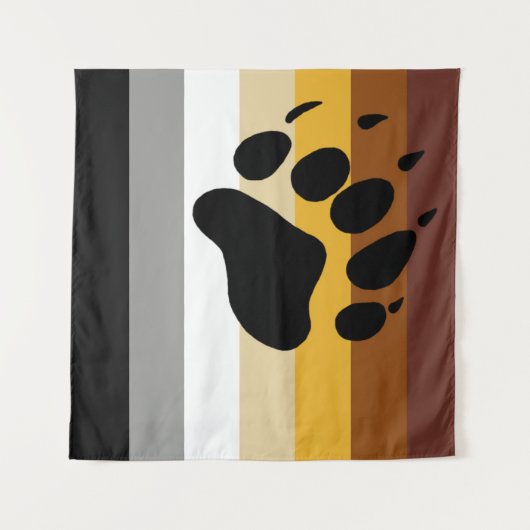 Beer Pride Flag Wandkleed (Voorkant (horizontaal))