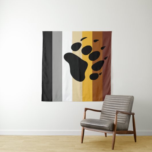 Beer Pride Flag Wandkleed (In Situ (horizontaal))