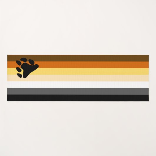 Beer Pride Flag Yogamat (Voorkant (horizontaal))