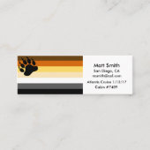 Beer Pride Gay Cruise Card Mini Visitekaartje (Voorkant)