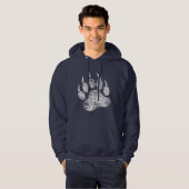 Beer Pride gedesdist Bear Paw HOT !!! Hoodie (Voorkant volledig)