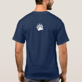Beer Pride gedesoriënteerde Beerpoot T-shirt (Achterkant)