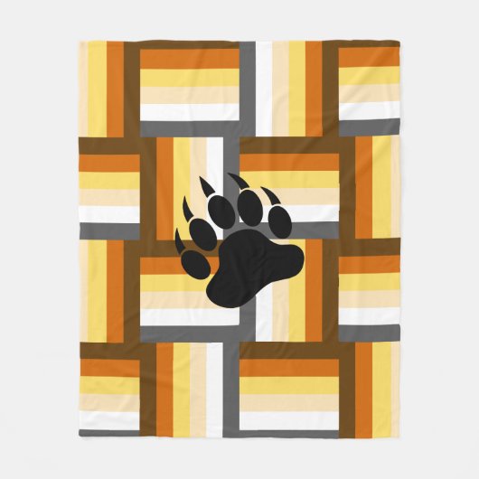 Beer Pride geïnspireerde vlootsbank Fleece Deken (Voorkant)