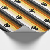 BEER PRIDE GESTREEPTE POOT HORIZONTAAL CADEAUPAPIER (Hoek)