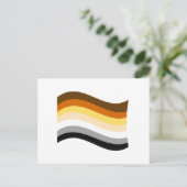Beer Pride Golvende Vlag Briefkaart (Staand voorkant)