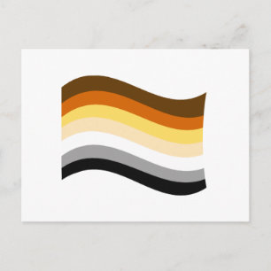 Beer Pride Golvende Vlag Briefkaart