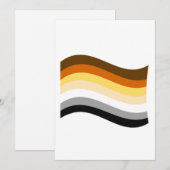 Beer Pride Golvende Vlag Feestdagenkaart (Voorkant / Achterkant)