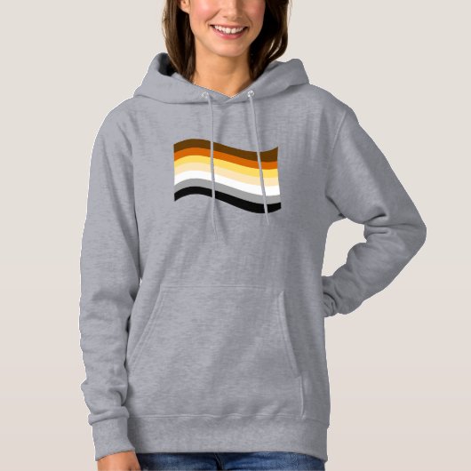 Beer Pride Golvende Vlag Hoodie (Voorkant)