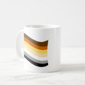 Beer Pride Golvende Vlag Koffiemok (Voorkant links)