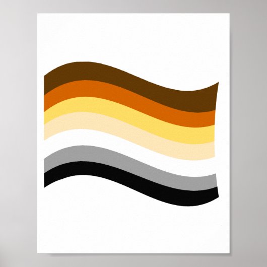 Beer Pride Golvende Vlag Poster (Voorkant)