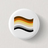 Beer Pride Golvende Vlag Ronde Button 3,2 Cm (Voorkant)