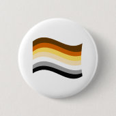 Beer Pride Golvende Vlag Ronde Button 5,7 Cm (Voorkant)
