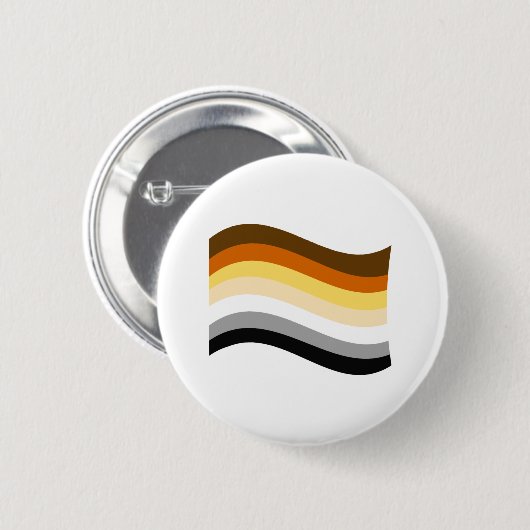 Beer Pride Golvende Vlag Ronde Button 5,7 Cm (Voorkant /achterkant)