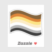 Beer Pride Golvende Vlag Sticker (Vel)
