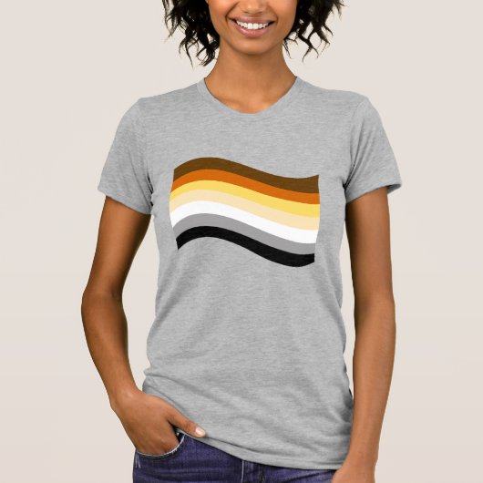 Beer Pride Golvende Vlag T-shirt (Voorkant)