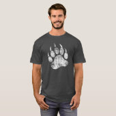 Beer Pride Grunge Beer Paw T-shirt (Voorkant volledig)