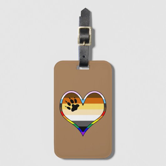 Beer Pride Heart Bagagelabel (Voorkant (verticaal))