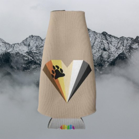 Beer Pride Heart Bottle Koeler