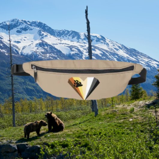 Beer Pride Heart Fanny Pack Heuptasje