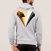 Beer Pride Heart Full-Zip Hoodie (Achterkant)