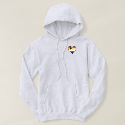 Beer Pride Heart Hoodie (Design voorkant)