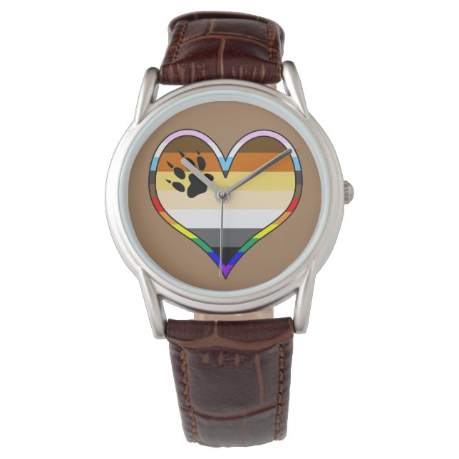 Beer Pride Heart Horloge (Voorkant)