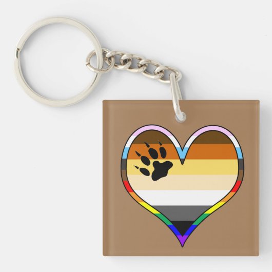 Beer Pride Heart Keychain (voorkant)