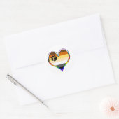 Beer Pride Heart Klassic Round Sticker (Envelop)