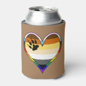 Beer Pride Heart Koelbox Blikjeskoeler (Blikje Voorkant)