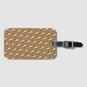 Beer Pride Heart Pattern Bagagelabel (Voorkant (horizontaal))