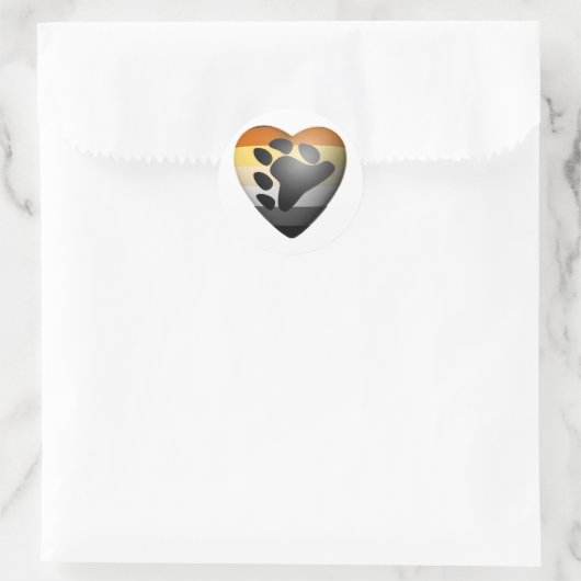 BEER PRIDE HEART RONDE STICKER (Tas)
