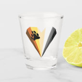 Beer Pride Heart Shot Glass Shot Glas (Voorkant)